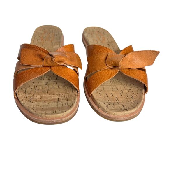 KORK-EASE Brigit Bow Leather Comfort Slip On Sandal Size 11 - Picture 2 of 11